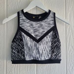 Zella black and gray sports bra